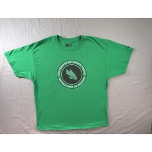 Russell North Texas Mean Green Shirt Sleeve T-shirt‎ Men's XL NCAA College